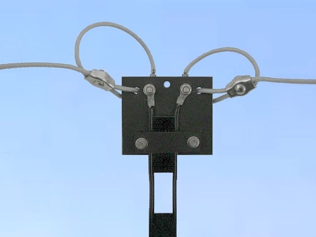 Antena G5RV aislador central