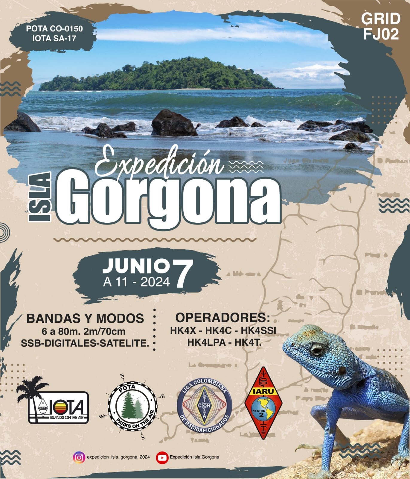 EXPEDICION GORGONA RADIOAFICIONADOS 2024