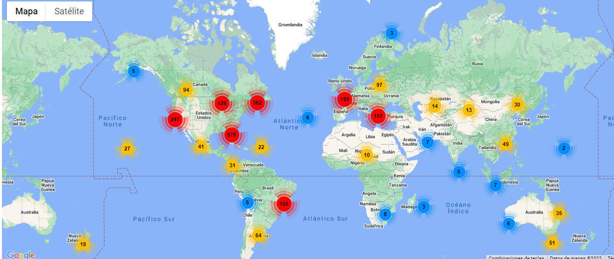 DMR MAPA REPETIDORAS