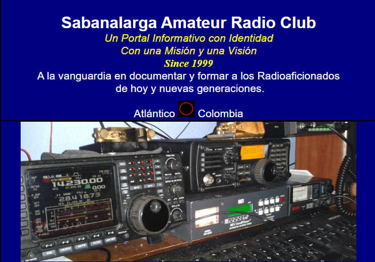 RADIOAFICIONADOS DE SABANALARGA ATLANTICO COLOMBIA