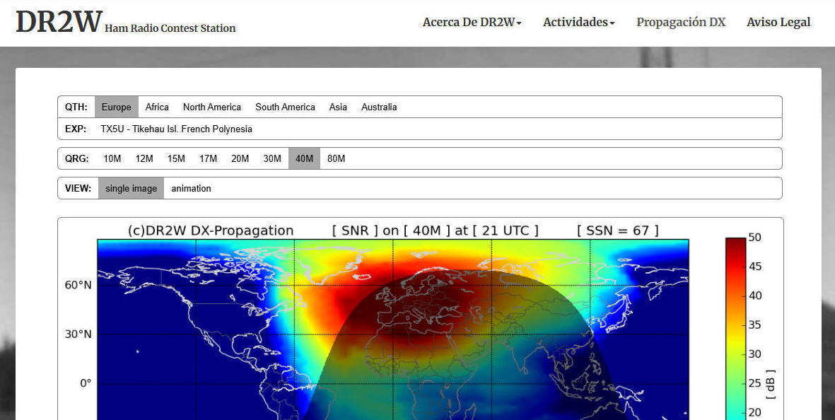 DR2W  Ham Radio Contest Station   https://dr2w.de/dx-propagation/